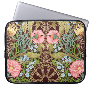 Housse Pour Ordinateur Portable Floral motif sans couture, arrière - plan avec In