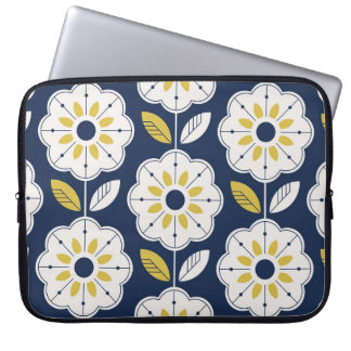 Housse Pour Ordinateur Portable Floral style scandinave Motif sans couture