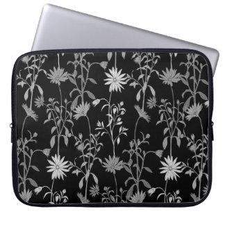 Housse Pour Ordinateur Portable Floral vintage : arrière - plan d'invitation sans