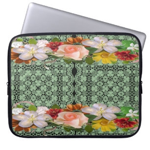 Housse Pour Ordinateur Portable Flore à manches d'ordinateur portable