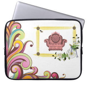 Housse Pour Ordinateur Portable Flore à manches d'ordinateur portable