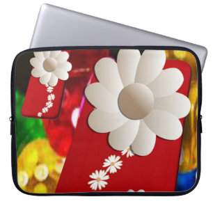 Housse Pour Ordinateur Portable Flore à manches d'ordinateur portable