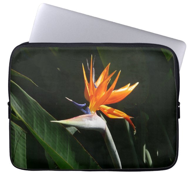 Housse Pour Ordinateur Portable Flower tropical orange paradise (Devant)