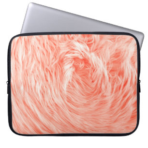 Housse Pour Ordinateur Portable Fluffy fausse fourrure textile