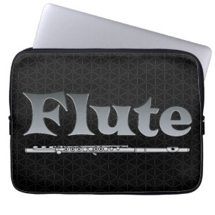 Housse Pour Ordinateur Portable Flûte ombragée