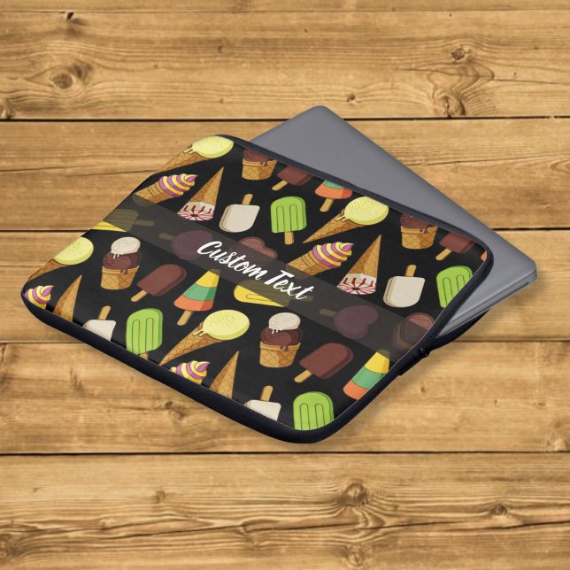 Housse Pour Ordinateur Portable Fond de glace (Créateur téléchargé)