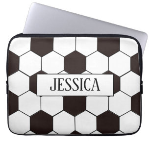 Housse Pour Ordinateur Portable Football   Football motif ajouter votre nom