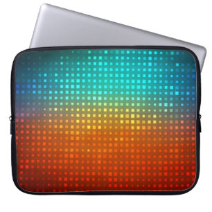 Housse Pour Ordinateur Portable football multicolore Abstrait, lumières artistique