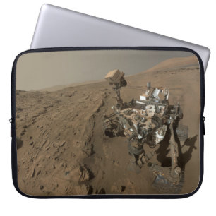 Housse Pour Ordinateur Portable Forage de Mars Curiosité Paysage Martien Rouge