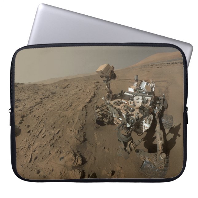 Housse Pour Ordinateur Portable Forage Mars Curiosity Red Martian Paysage (Devant)