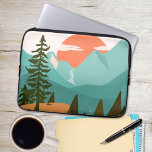 Housse Pour Ordinateur Portable Forêt Abstraite moderne, montagnes et lever du sol<br><div class="desc">Cette pochette d'ordinateur portable Modern Abstrait Forest,  Mountains,  and Sunrise est idéale pour votre nouvelle collection de thème paysage vintage. Aussi parfait pour les cadeaux pour les amoureux de la nature,  les amoureux de la Randonnée et les voyageurs.</div>