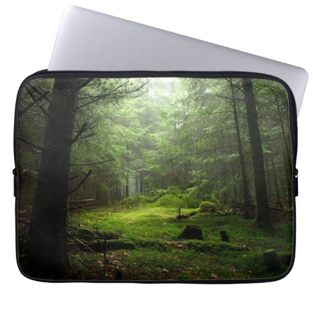 Housse Pour Ordinateur Portable Forêt | Auvergne France (Devant)