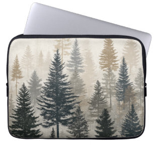 Housse Pour Ordinateur Portable Forêt de Pins