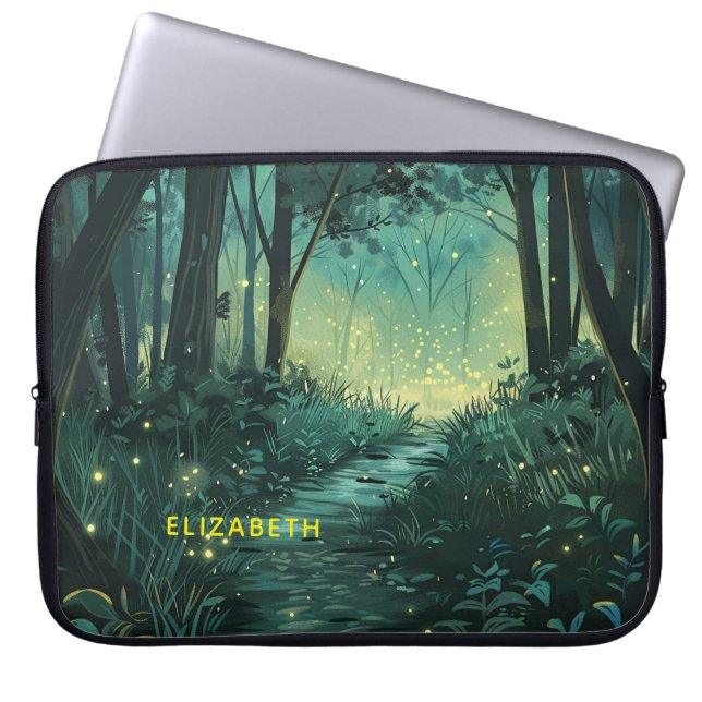 Housse Pour Ordinateur Portable Forêt Fée personnalisée (Devant)