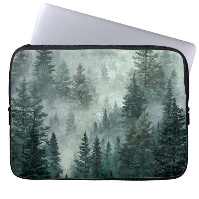 Housse Pour Ordinateur Portable Forêt Morose  (Devant)