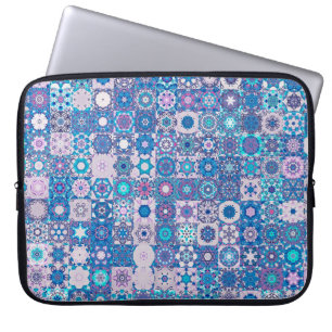 Housse Pour Ordinateur Portable Formes et fleurs géométriques Abstraites, PA sans