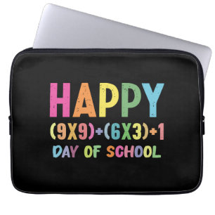 Housse Pour Ordinateur Portable Formule Mathématique 100 Jours D'école Drôle Prof