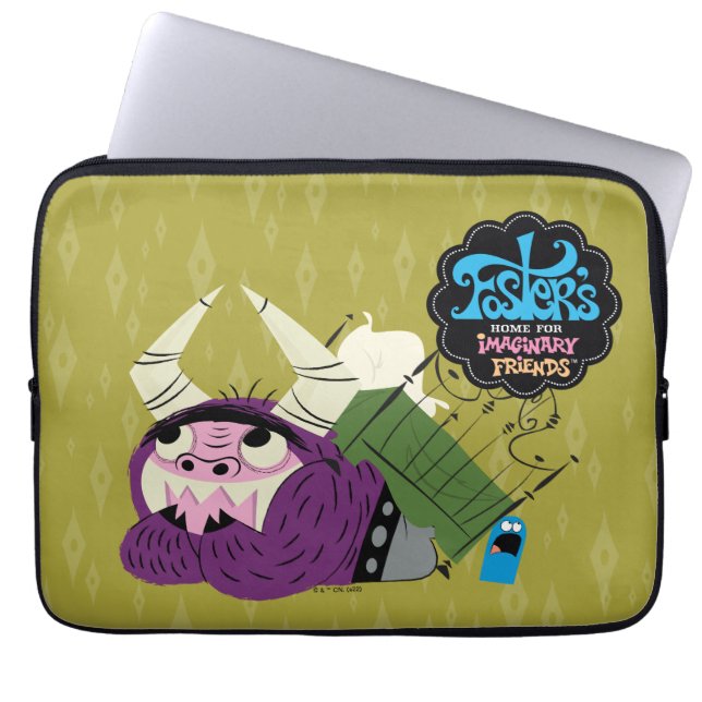 Housse Pour Ordinateur Portable Foster's Home for Imaginary Friends | Sous lit (Devant)