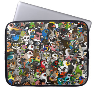 Housse Pour Ordinateur Portable Foule de Birdorable