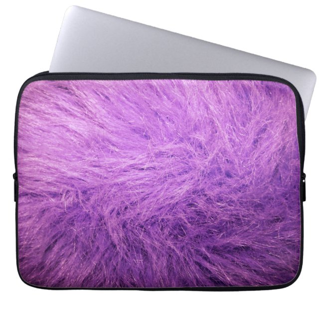 Housse Pour Ordinateur Portable Fourrure de lilas (Devant)
