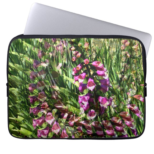 Housse Pour Ordinateur Portable Foxglove Love..... (Devant)