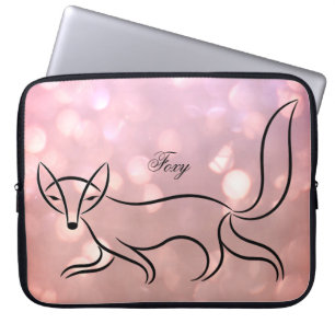 Housse Pour Ordinateur Portable 'Foxy' design Laptop case.