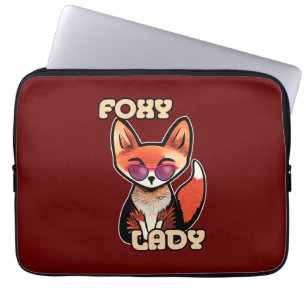 Housse Pour Ordinateur Portable Foxy Lady   Cute Fox