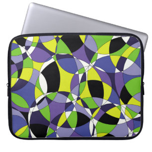 Housse Pour Ordinateur Portable Fraîcheur coloré abstrait motif abstrait, art, g