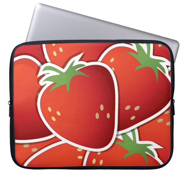 Housse Pour Ordinateur Portable Fraises funky (Devant)