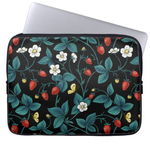 Housse Pour Ordinateur Portable Fraises sauvages rouge/jaune/bleu/noir