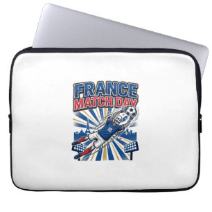 Housse Pour Ordinateur Portable France Match Day Skeleton Striker Nations High Ene