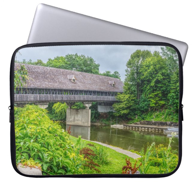 Housse Pour Ordinateur Portable Frankenmuths Covered Bridge (Devant)