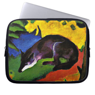 Housse Pour Ordinateur Portable Franz Marc - Renard bleu