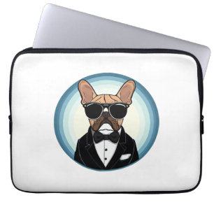 Housse Pour Ordinateur Portable French Bulldog Funny Cute Art