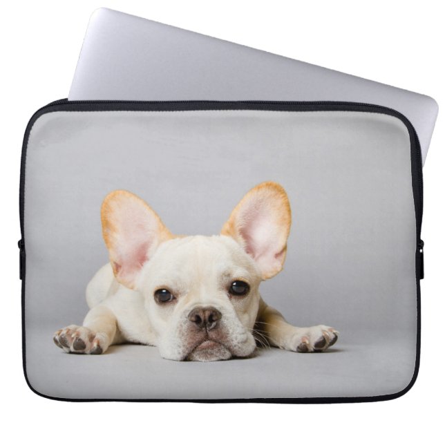 Housse Pour Ordinateur Portable French Bulldog Lying Down (Devant)