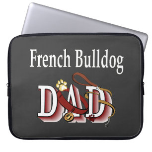 Housse Pour Ordinateur Portable French Bulldog Papa