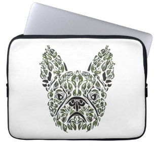 Housse Pour Ordinateur Portable French Puppy Art