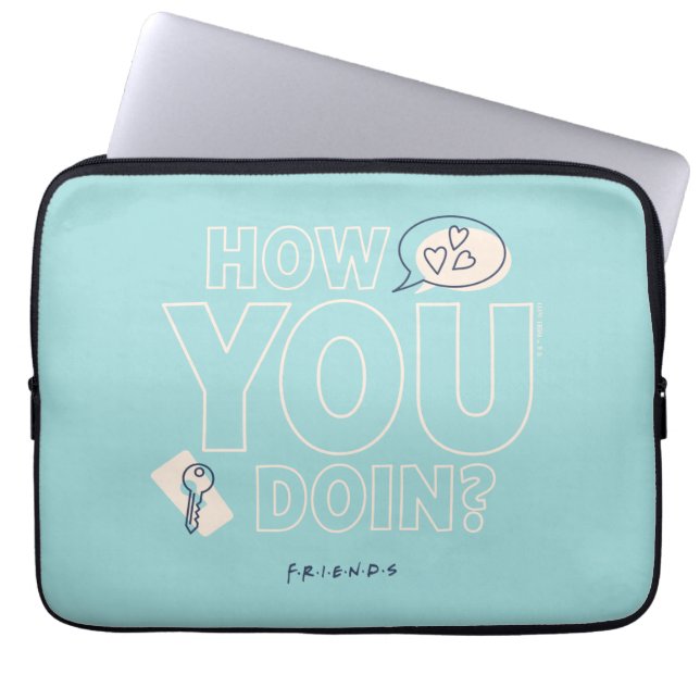 Housse Pour Ordinateur Portable FRIENDS™ | Comment vas-tu ? (Devant)