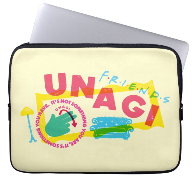 Housse Pour Ordinateur Portable FRIENDS™ Unagi (Devant)