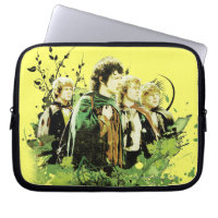 FRODO™ avec Hobbits Vector Collage