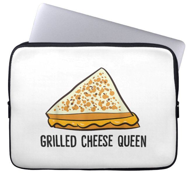 Housse Pour Ordinateur Portable Fromage Grillé Queen Funny Fromage Grillé (Devant)