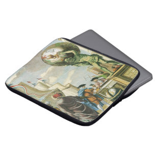 Housse Pour Ordinateur Portable Frontispice d'Atlas de l'Ère Baroque Globe Terrest