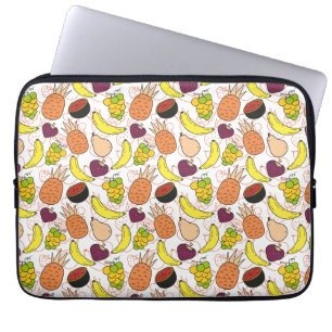 Housse Pour Ordinateur Portable Fruit motif transparent   motif de surface de frui