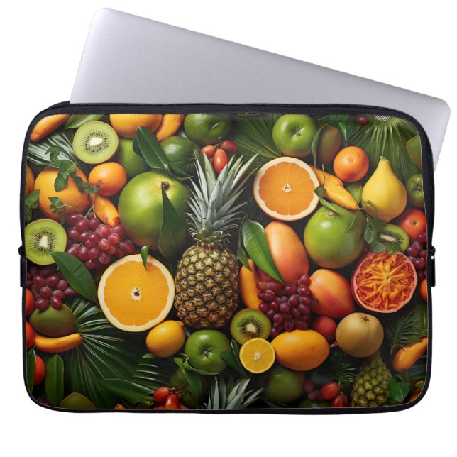 Housse Pour Ordinateur Portable Fruits tropicaux (Devant)