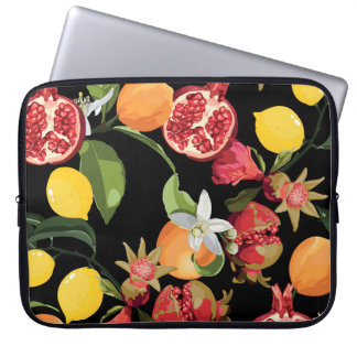 Housse Pour Ordinateur Portable Fruits tropicaux : Exotique Arrière - plan sans jo