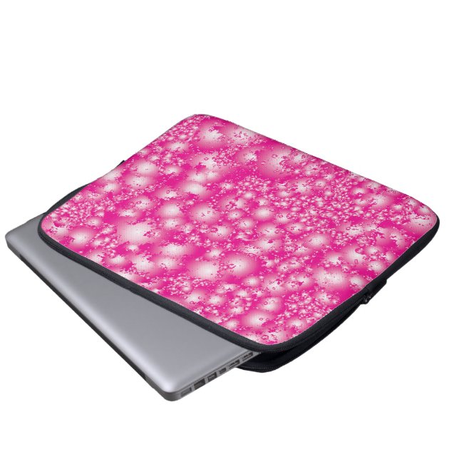 Housse Pour Ordinateur Portable Fun PINK Abstrait Encre Super motif (Devant bas)