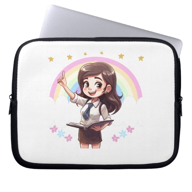 Housse Pour Ordinateur Portable Funda de laptop para profesoras (Devant)