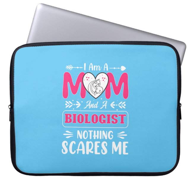 Housse Pour Ordinateur Portable Funny Biologiste Maman, Biologiste Maman Funny (Devant)