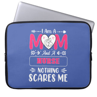 Housse Pour Ordinateur Portable Funny Nurse Maman, Nurse Mom drôle citations