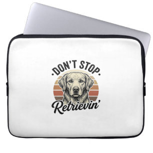 Housse Pour Ordinateur Portable Funny Retriever Chien Gravure Vintage Graphique Te